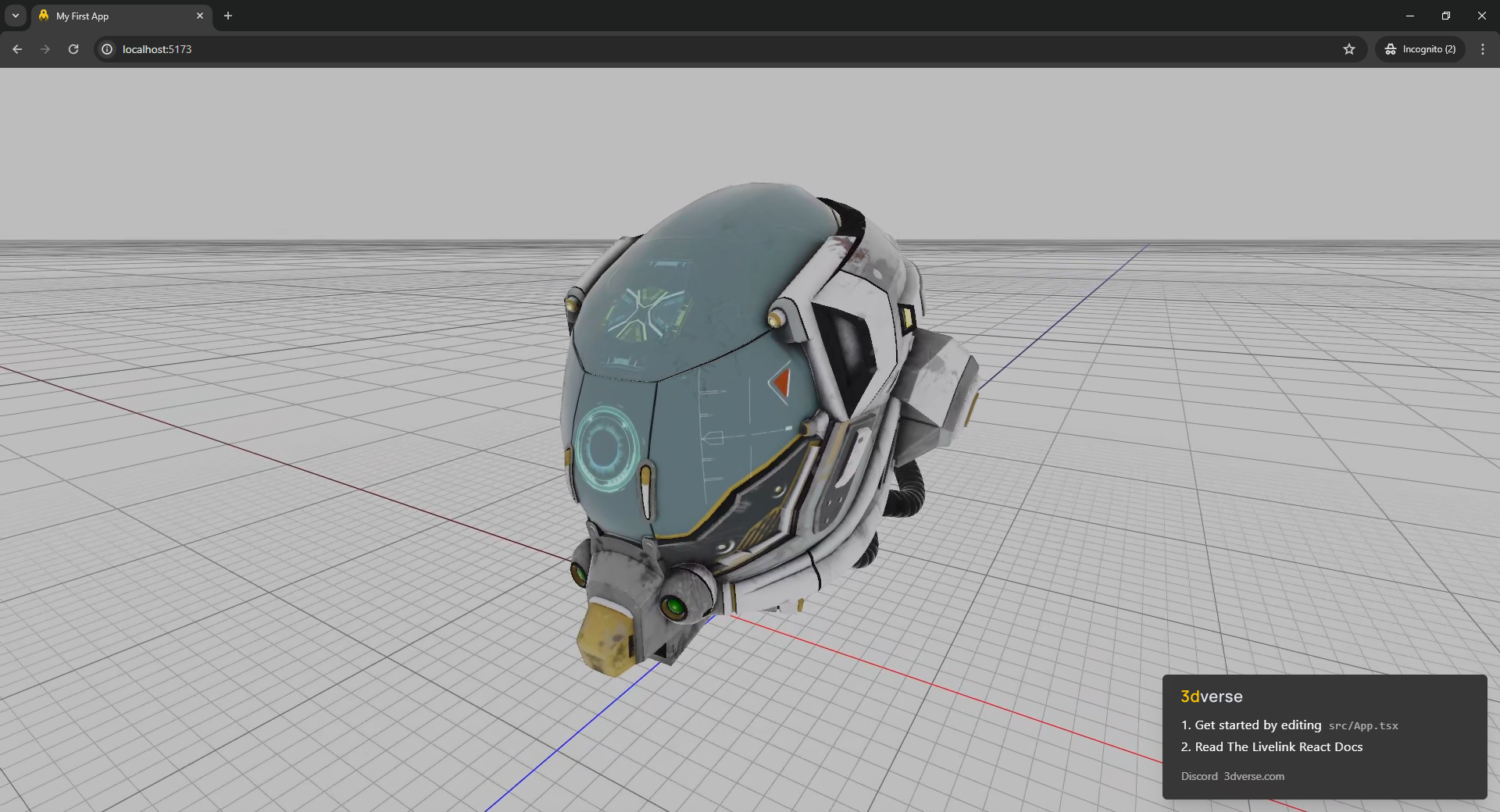 Running the 3dverse app locally