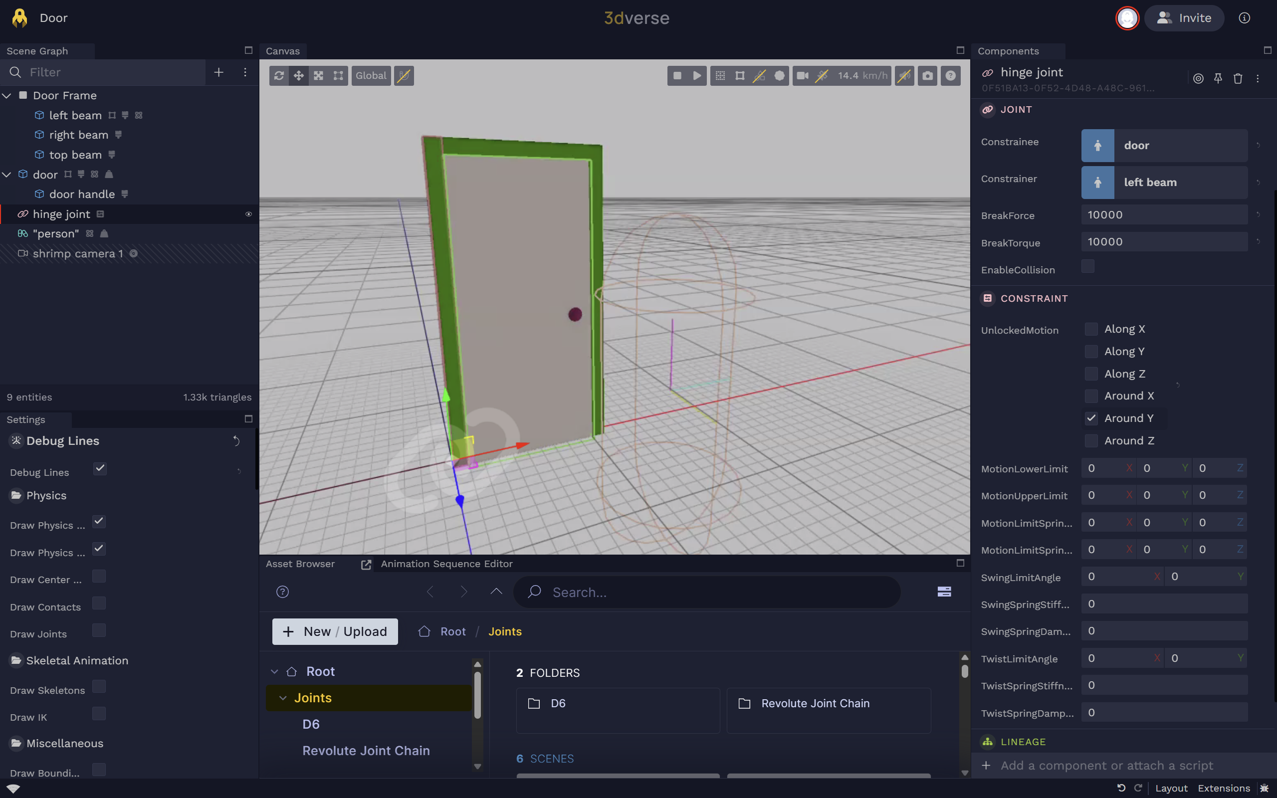 Constraint component