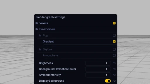 Render Graph Settings Sample